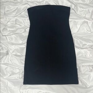 Elegant Black Strapless Dress